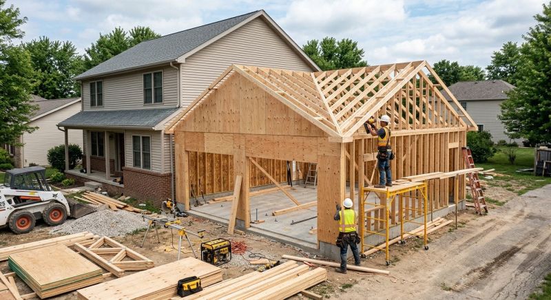 Attached Garage Construction in Naples, FL