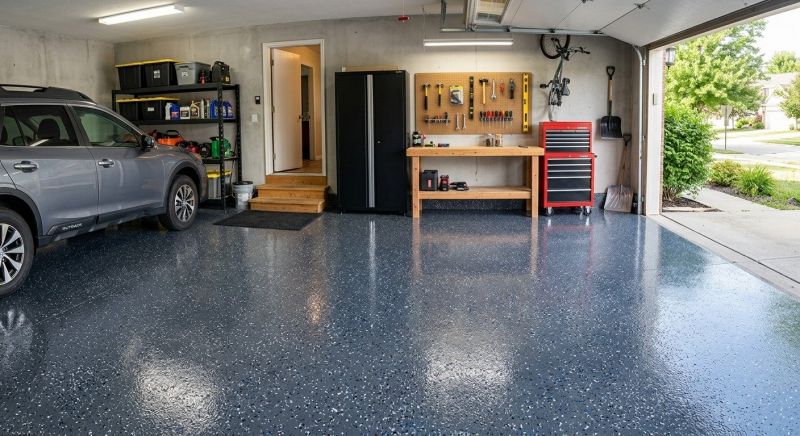Epoxy Garage Flooring Installation in Alexandria, VA