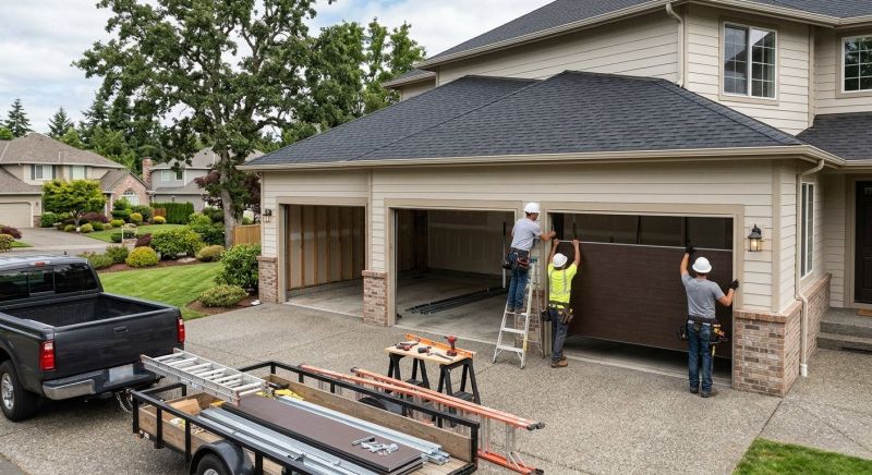 Four Car Garage Installation in South Houston, TX