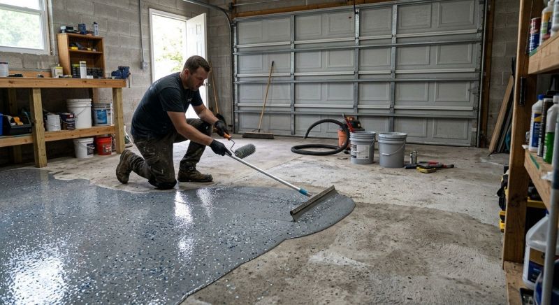 Garage Concrete Coating in Winston Salem, NC