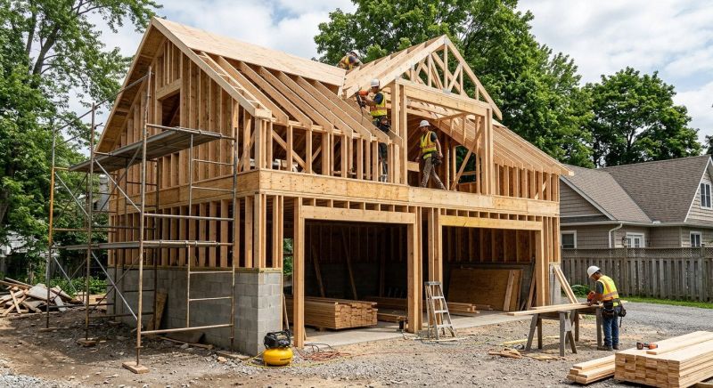 Garage Construction in Conroe, TX