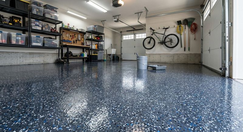 Garage Floor Epoxy Installation in Winston Salem, NC
