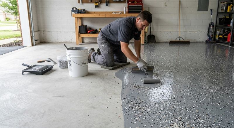 Garage Floor Resurfacing in Loudoun County, VA