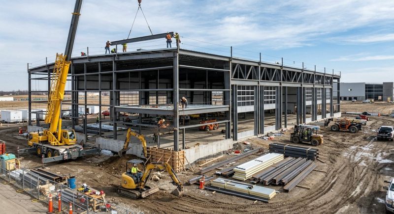 Warehouse Garage Construction in South Houston, TX
