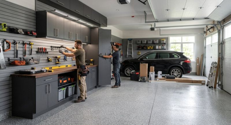 Wood Garage Installation in Charleston, SC