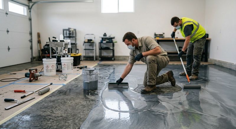 Concrete Floor Coating Service in Loudoun County, VA