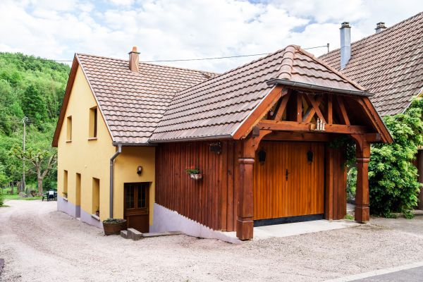 Wooden Garage Construction